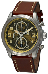 Victorinox Infantry Grønn/Lær Ø43.1 mm 241448